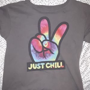 Short sleeve grey shirt